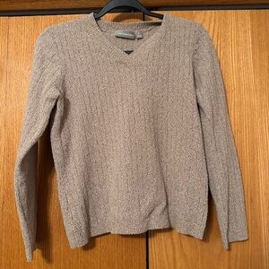 Croft & Barrow light brown V-Neck Sweater